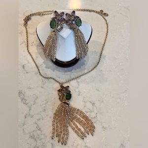 Banana republic earrings and necklace set